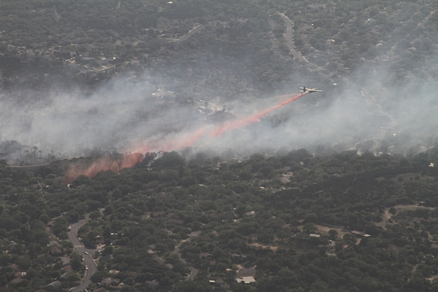 tanker retardant drop